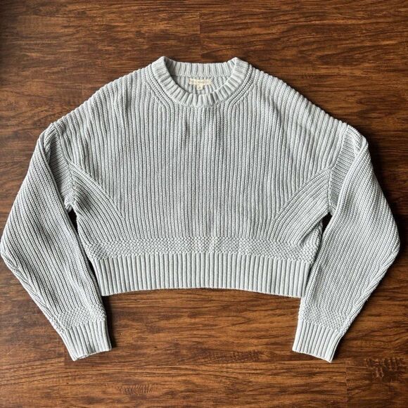 PacSun LA Hearts Sweater Grey Size Medium - Picture 1 of 3